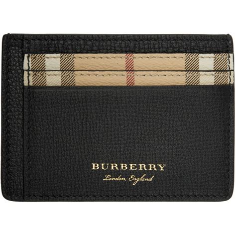 burberry men's bernie card case black|neiman marcus burberry card case.